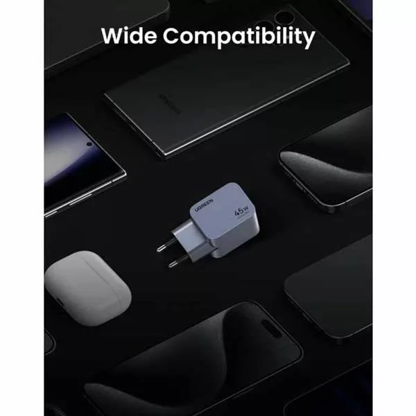 شارژر دیواری 45 وات دو پورت USB-C یوگرین مدل X707 کد 35008