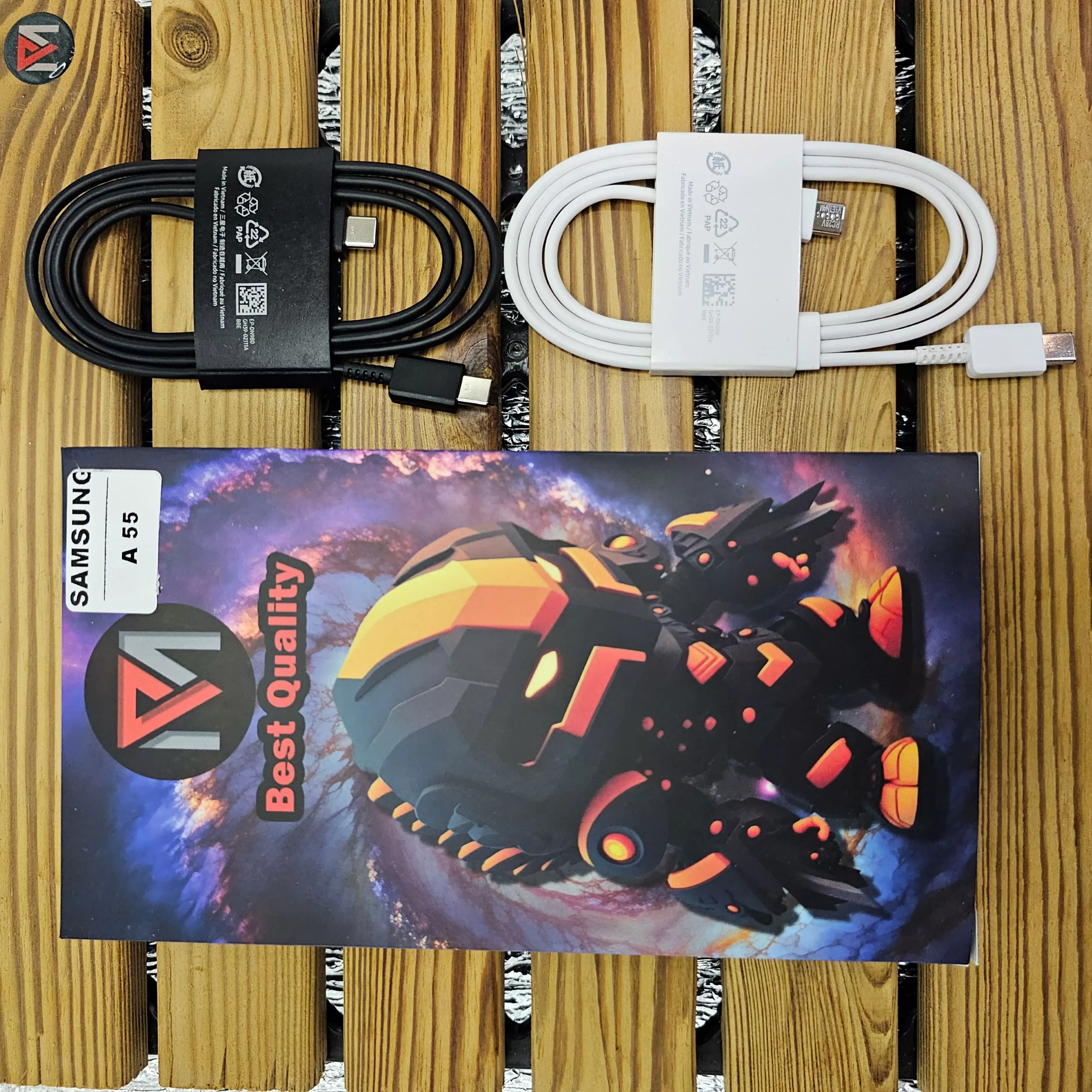 شارژر دیواری 25 وات ام پی مدل A55 به همراه کابل USB-C