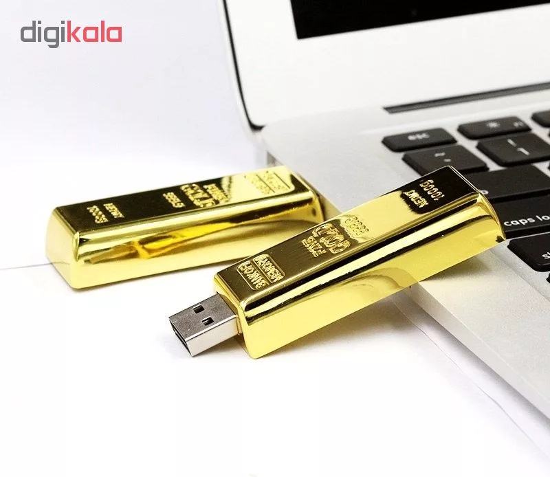 فلش مموری مدل Ultita-Bn طرح شمش طلا ظرفیت 32 گیگابایت