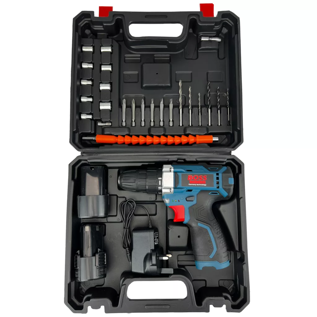 پیچ گوشتی شارژی باس مدل 1801VF مجموعه 30 عددی