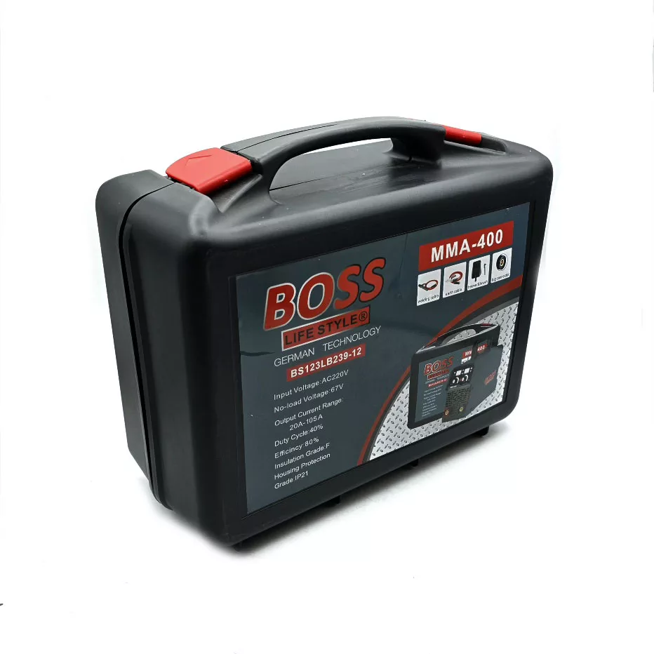 دستگاه جوش 20- 105 آمپر باس مدل کیف دار کد BS123LB239-12