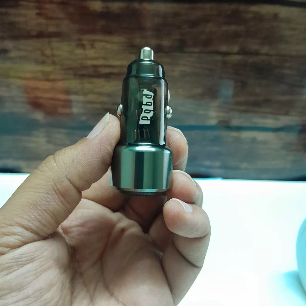 شارژر فندکی فست 63 وات دو پورت مدل PQ-CC06