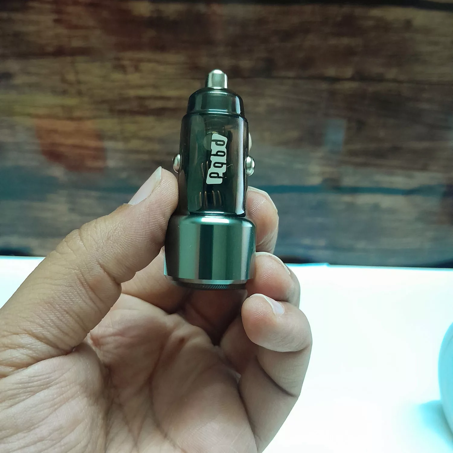 شارژر فندکی فست 63 وات دو پورت مدل PQ-CC06