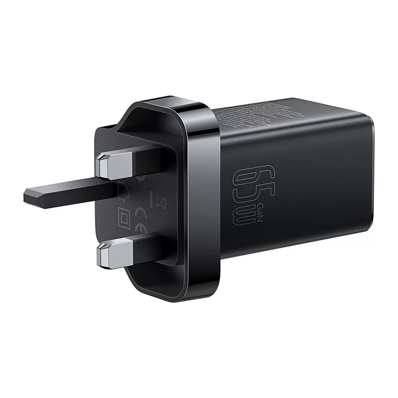 شارژر دیواری 65 وات بیسوس مدل CCGAN65UK به همراه کابل USB-C