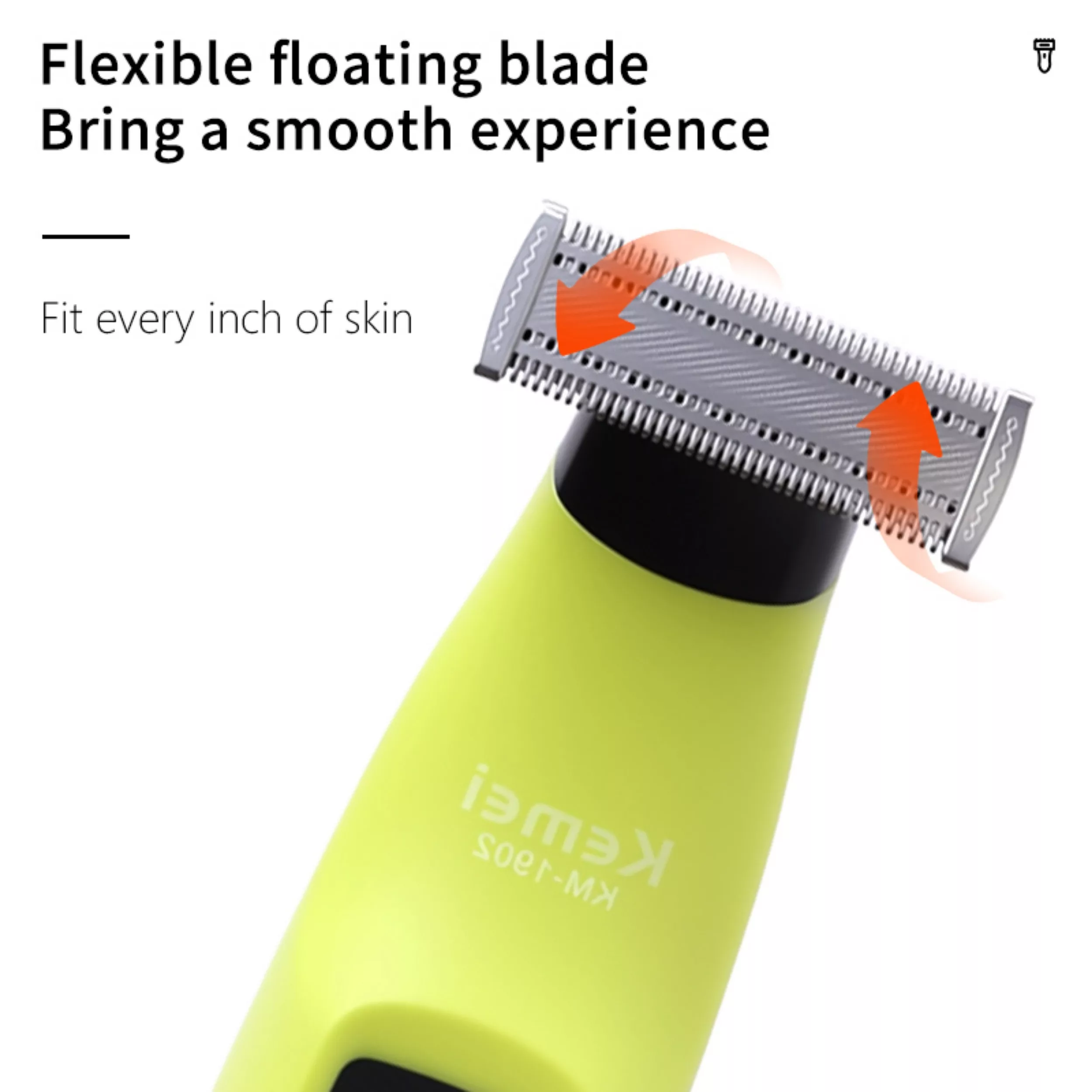 ست اصلاح موی بدن بانوان کیمی مدل KM-1902