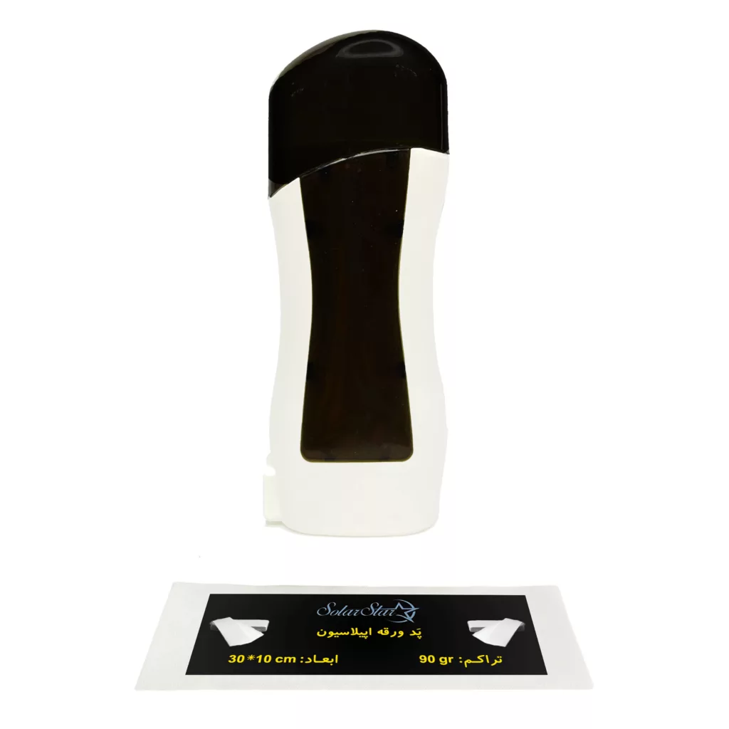 دستگاه موم گرم کن و ذوب وکس خشابی سولار استار مدل 401 به همراه پد اپیلاسیون بسته 10 عددی