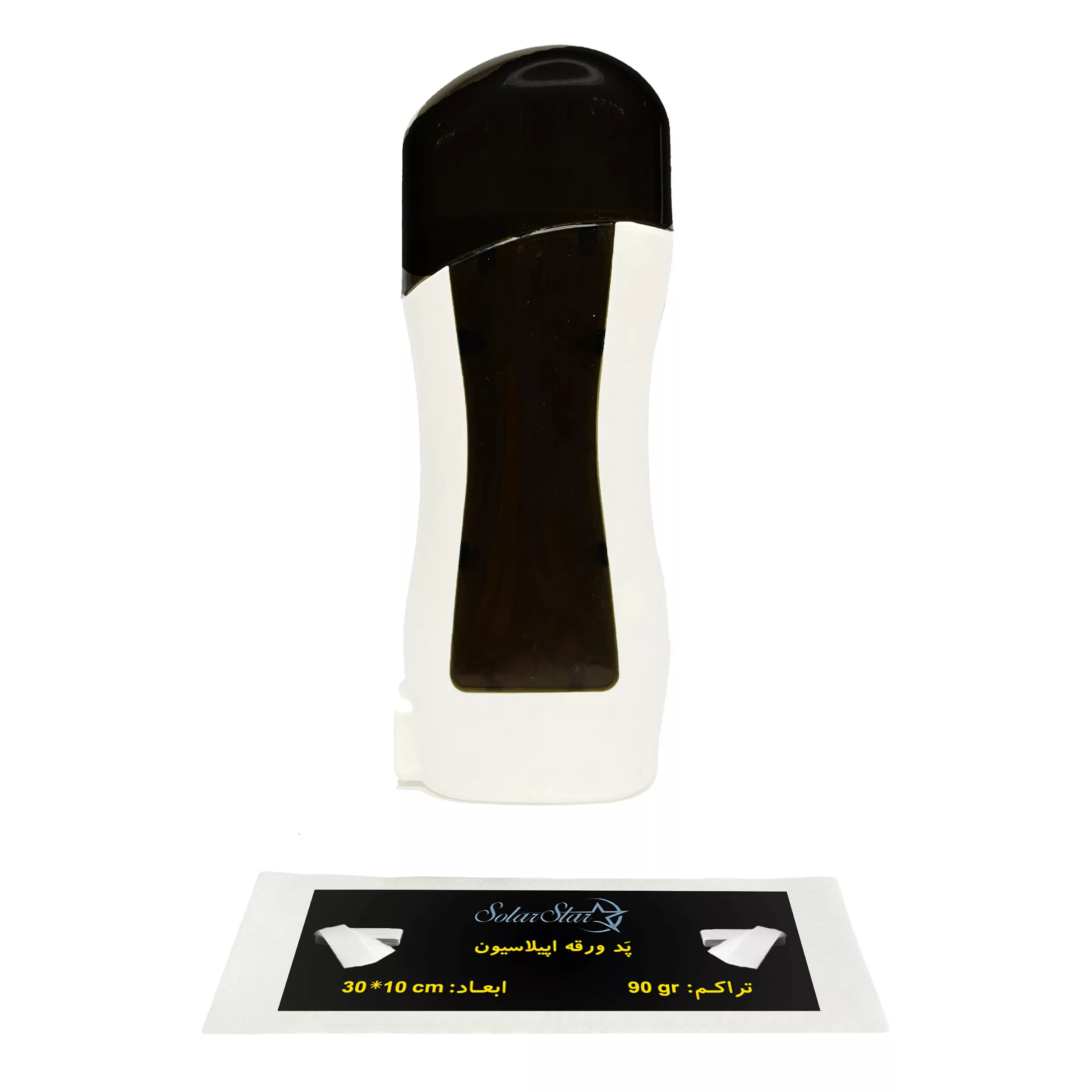 دستگاه موم گرم کن و ذوب وکس خشابی سولار استار مدل 401 به همراه پد اپیلاسیون بسته 10 عددی