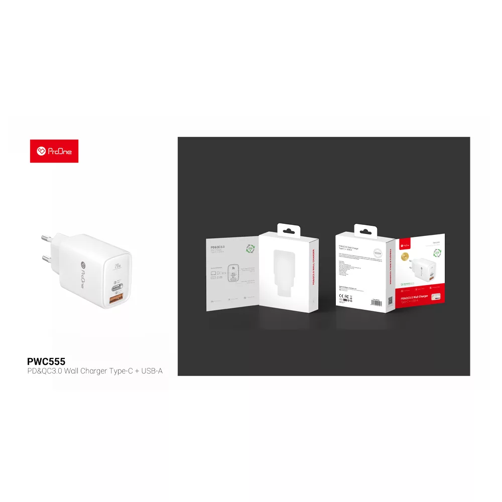 شارژر دیواری 38وات پرووان مدل PWC555