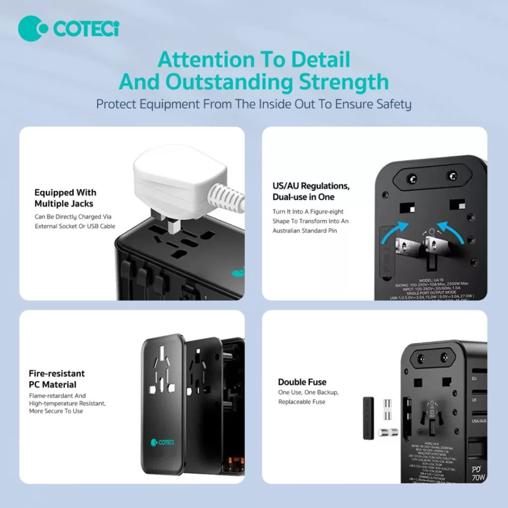 شارژر دیواری 70 وات کوتتسی مدل OT-004