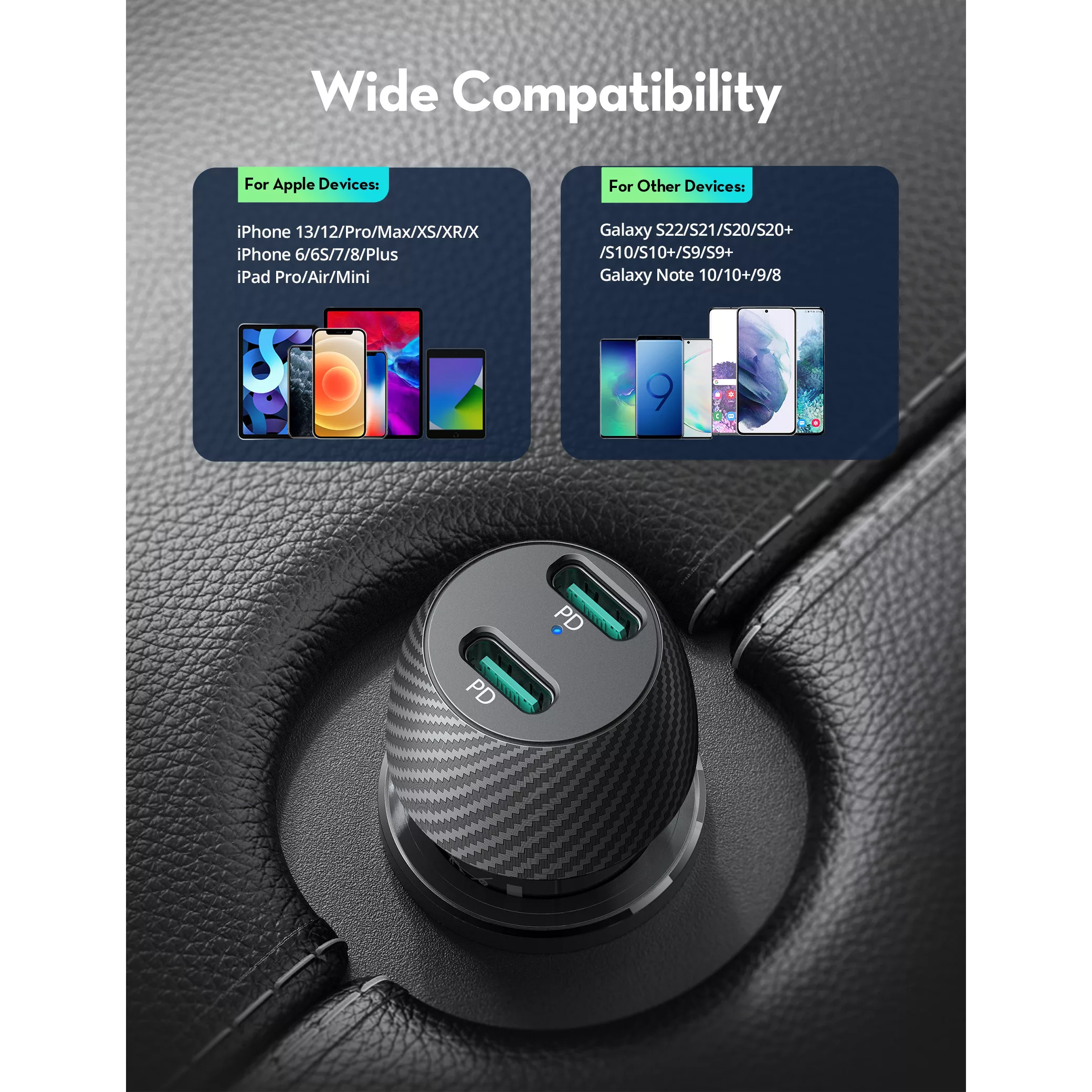 شارژر فندکی 25 وات راو پاور مدل RP-VC032