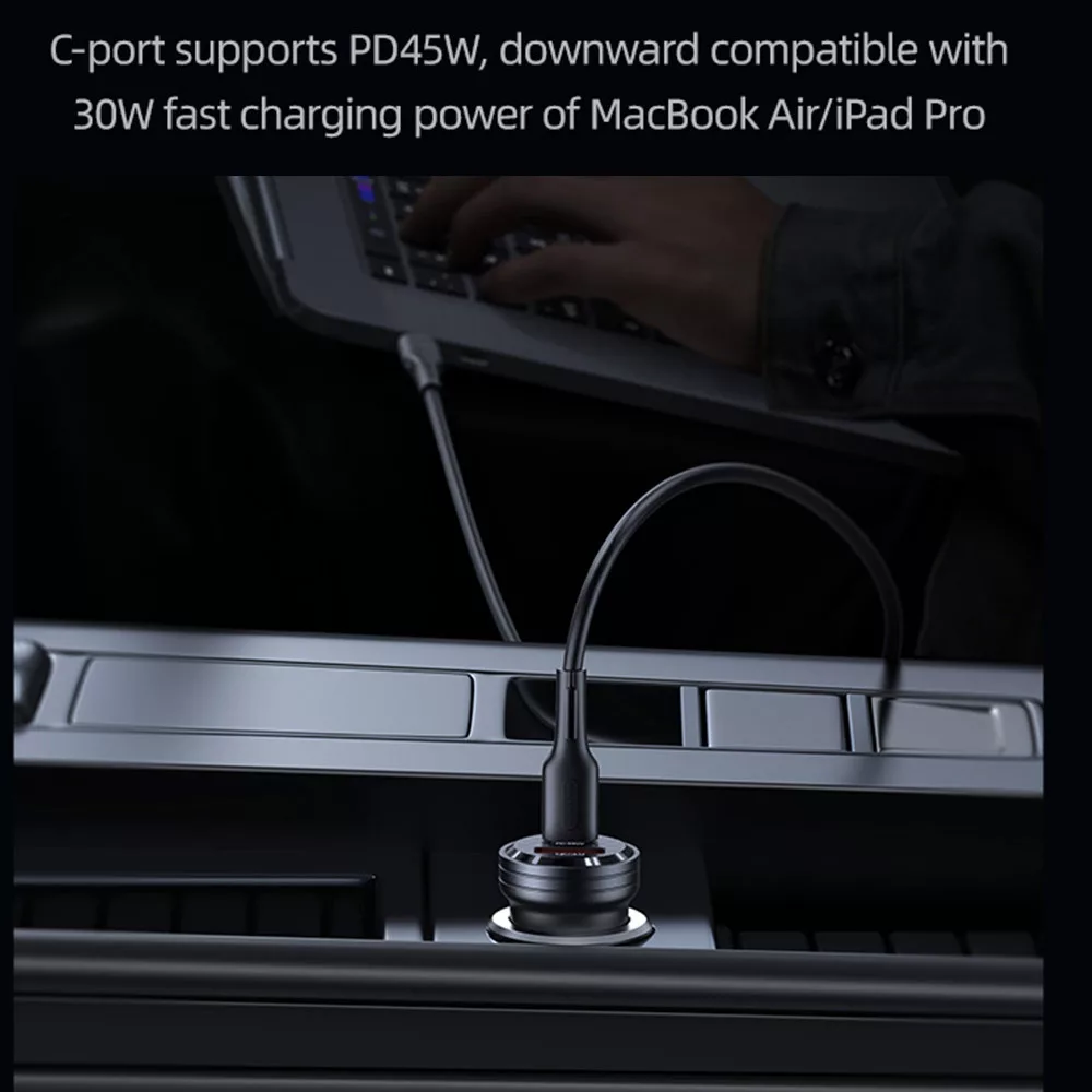 شارژر فندکی 45 وات یوسمز مدل CC175