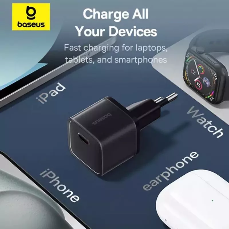 شارژر دیواری 20 وات بیسوس مدل GaN5S