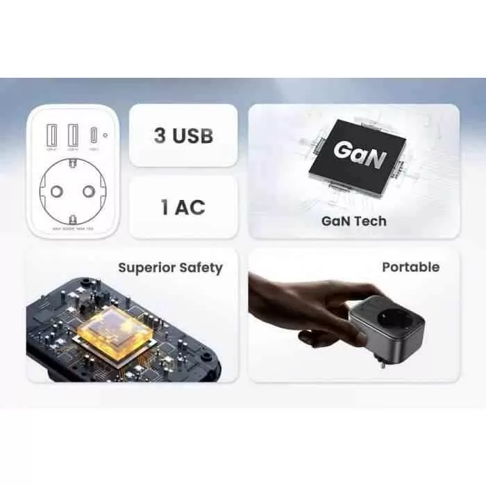 شارژر دیواری 30 وات یوگرین مدل CD314 کد 90613