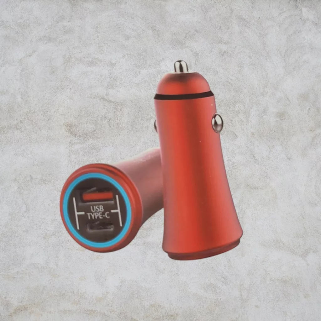 شارژر فندکی 15 وات مدل USBTYPE-C FAST