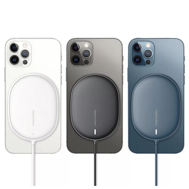 شارژر بی سیم باسئوس مدل W518 MagSafe