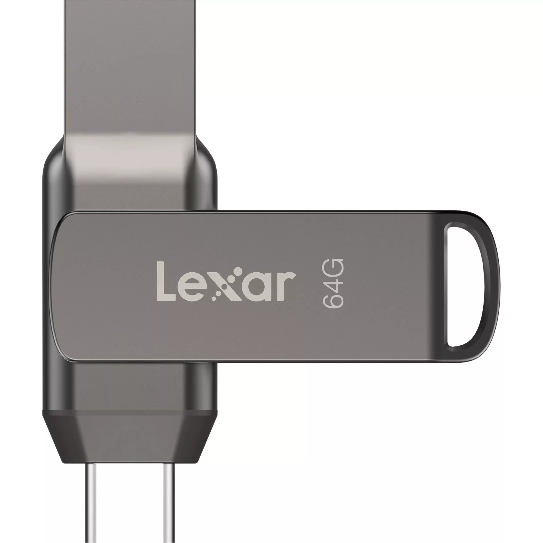 فلش مموری لکسار مدل JumpDrive® Dual Drive D400 USB 3.1 Type-C ظرفیت 64 گیگابایت