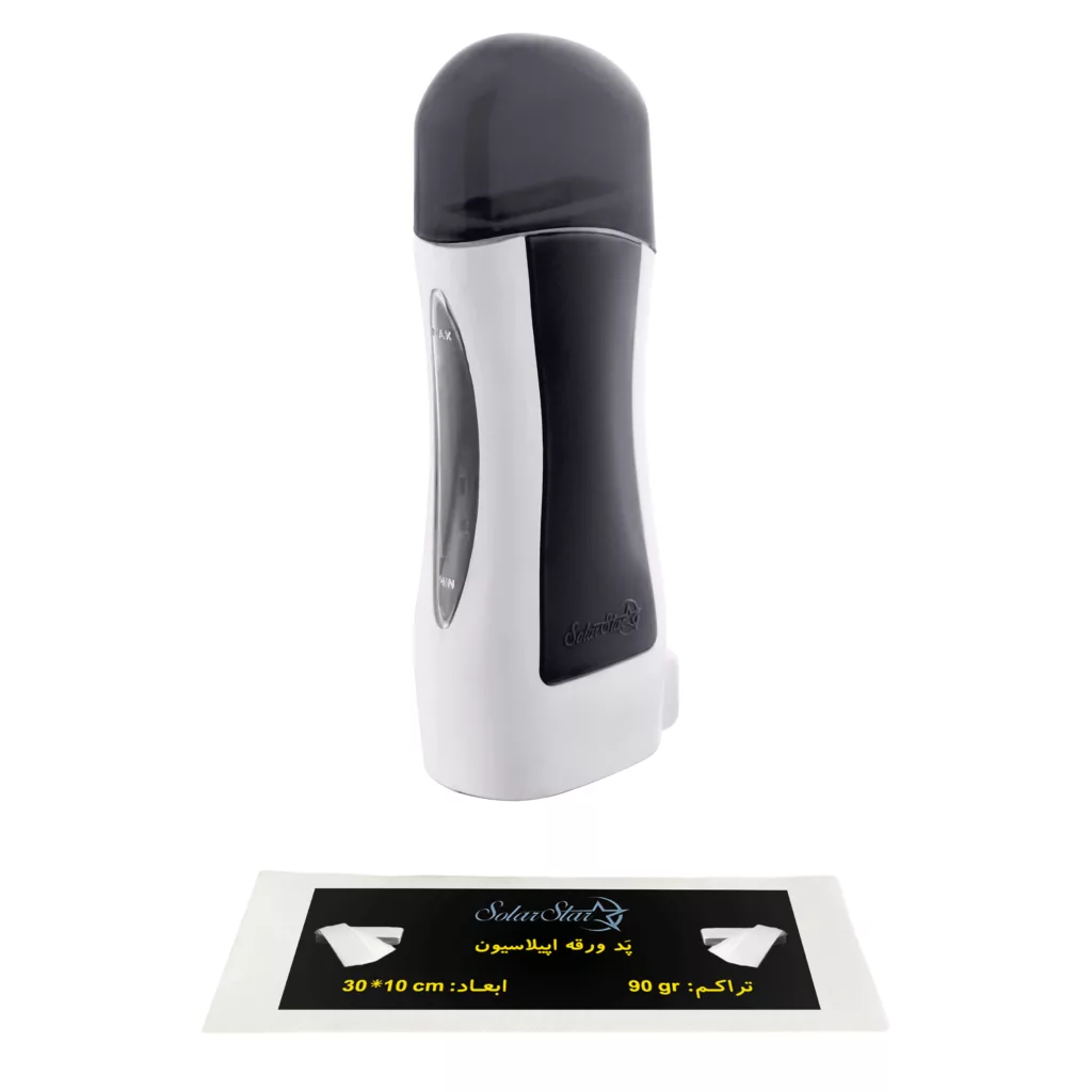 دستگاه موم گرم کن و ذوب وکس خشابی سولار استار مدل 401 به همراه پد اپیلاسیون بسته 10 عددی