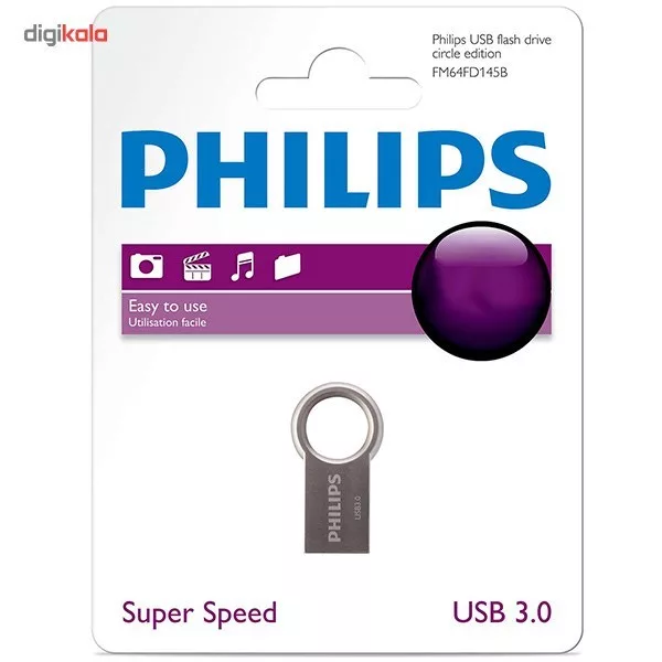 فلش مموری USB3.0 فیلیپس مدل Circle ظرفیت 32 گیگابایت