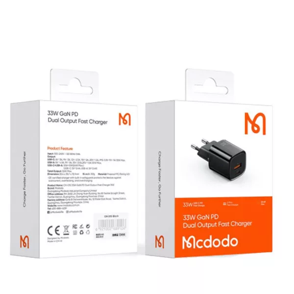 شارژر دیواری مک دودو مدل 0150-CH-0151