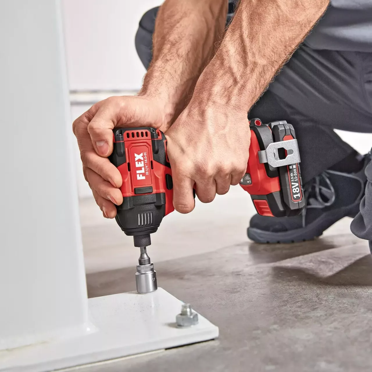 پیچ گوشتی ضربه ای فلکس مدل ID 1/4 18.0-EC