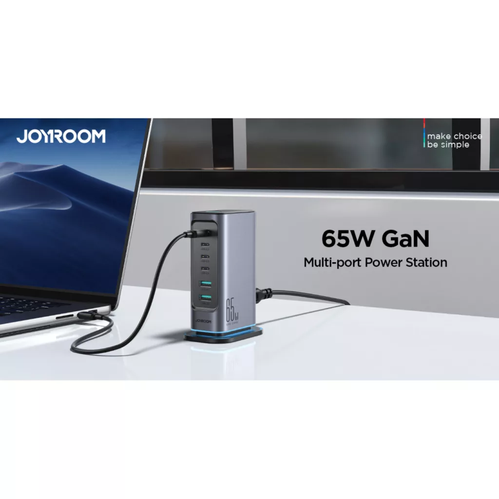 شارژر رومیزی 65 وات جوی روم مدل JR-TCM02