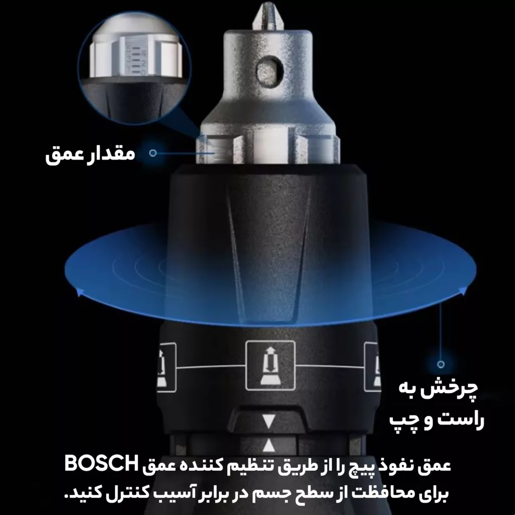 پیچ گوشتی برقی بوش مدل حرفه ای  GTB-650