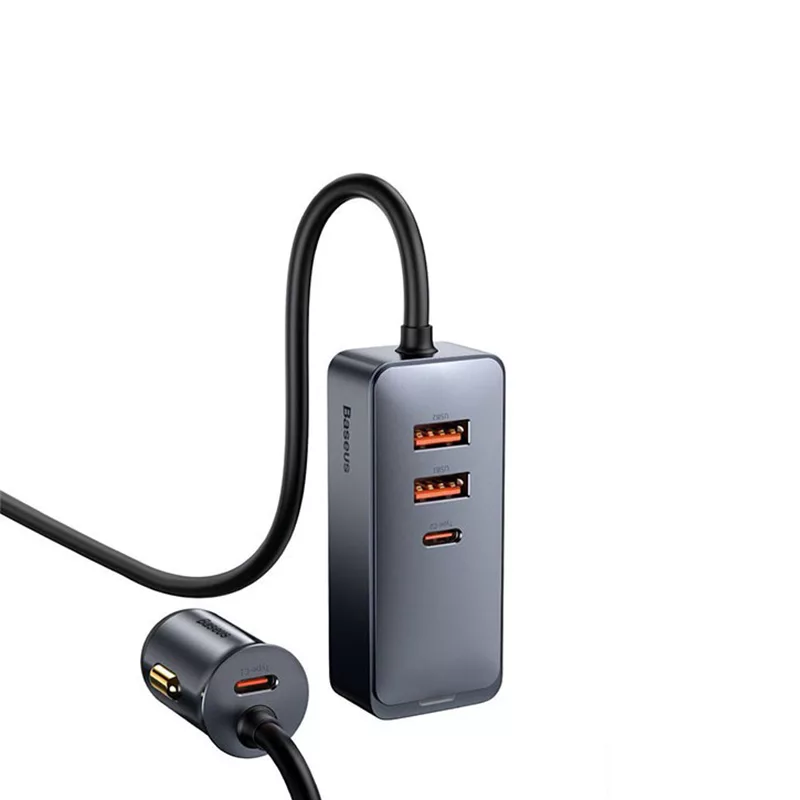 شارژر فندکی 120 وات بیسوس مدل CCBX-120C2X