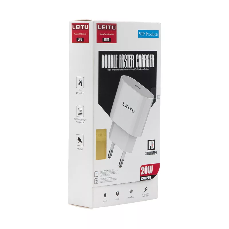 شارژر دیواری 20 وات لیتو مدل LH-17