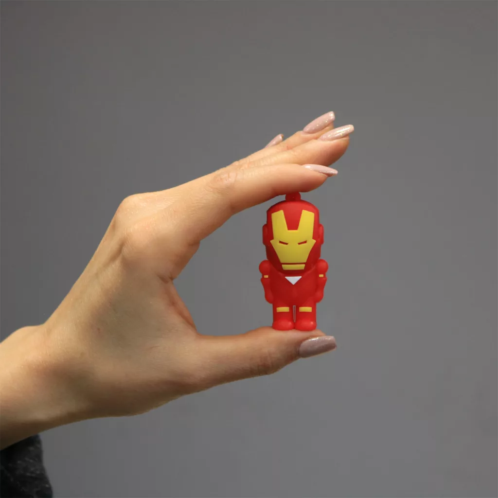 فلش مموری طرح مرد آهنی مدل Ul-Iron man01 ظرفیت 128 گیگابایت