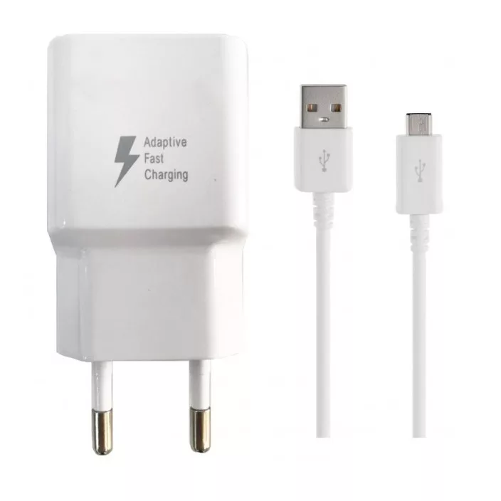 شارژر دیواری مدل sAM878 به همراه کابل تبدیل microusb