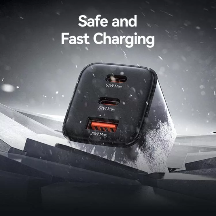 شارژر دیواری 67 وات سه پورت یوسمز مدل CC265