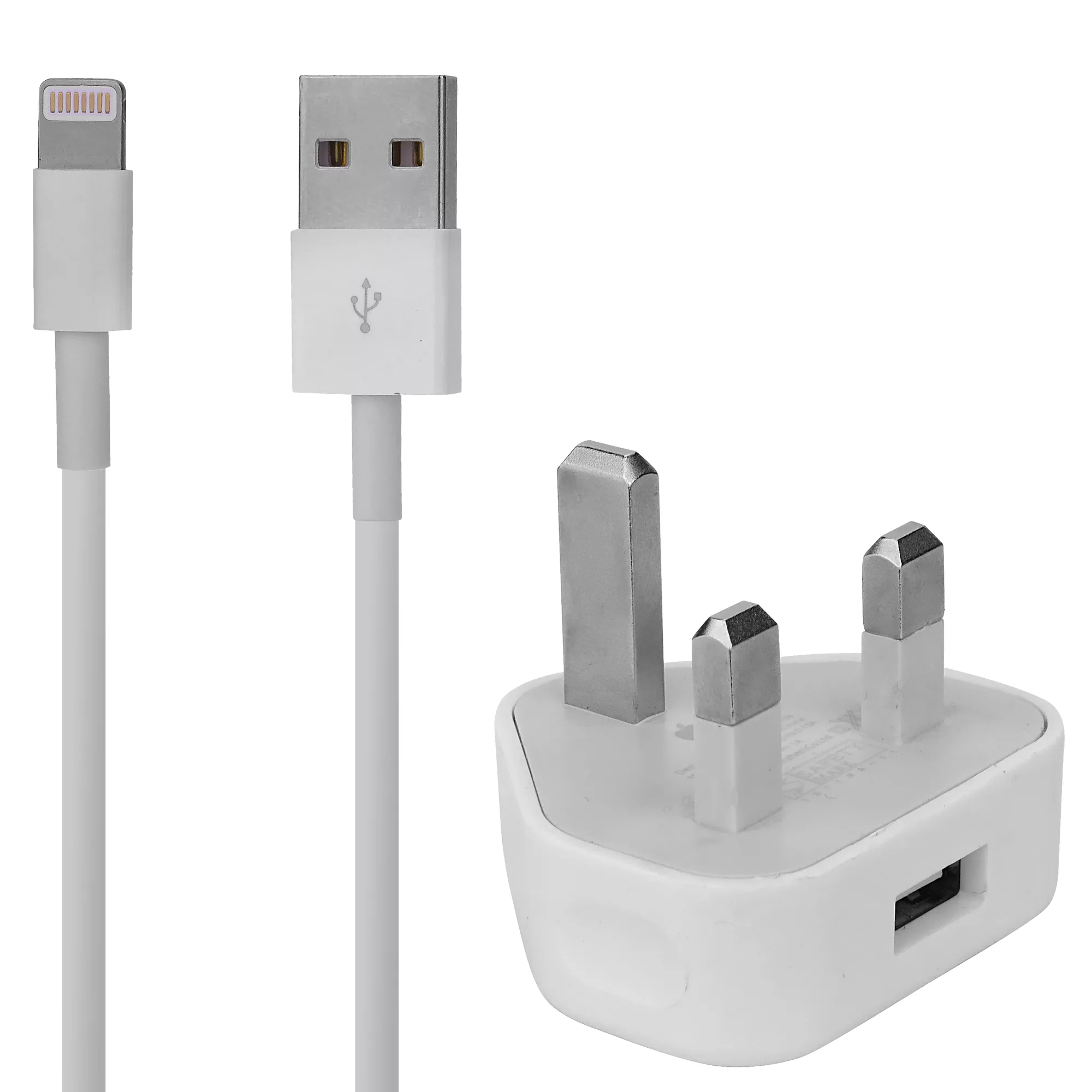 شارژر دیواری مدل T . R به همراه کابل تبدیل لایتنینگ