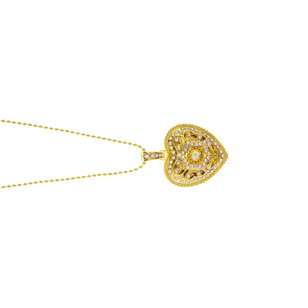 فلش مموری  Usb 2.0 اولتیتا  مدل قلب نگین دار ظرفیت 32 گیگابایت