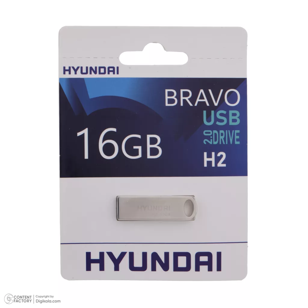 فلش مموری هیوندای مدل H2 USB2.0 ظرفیت 16 گیگابایت