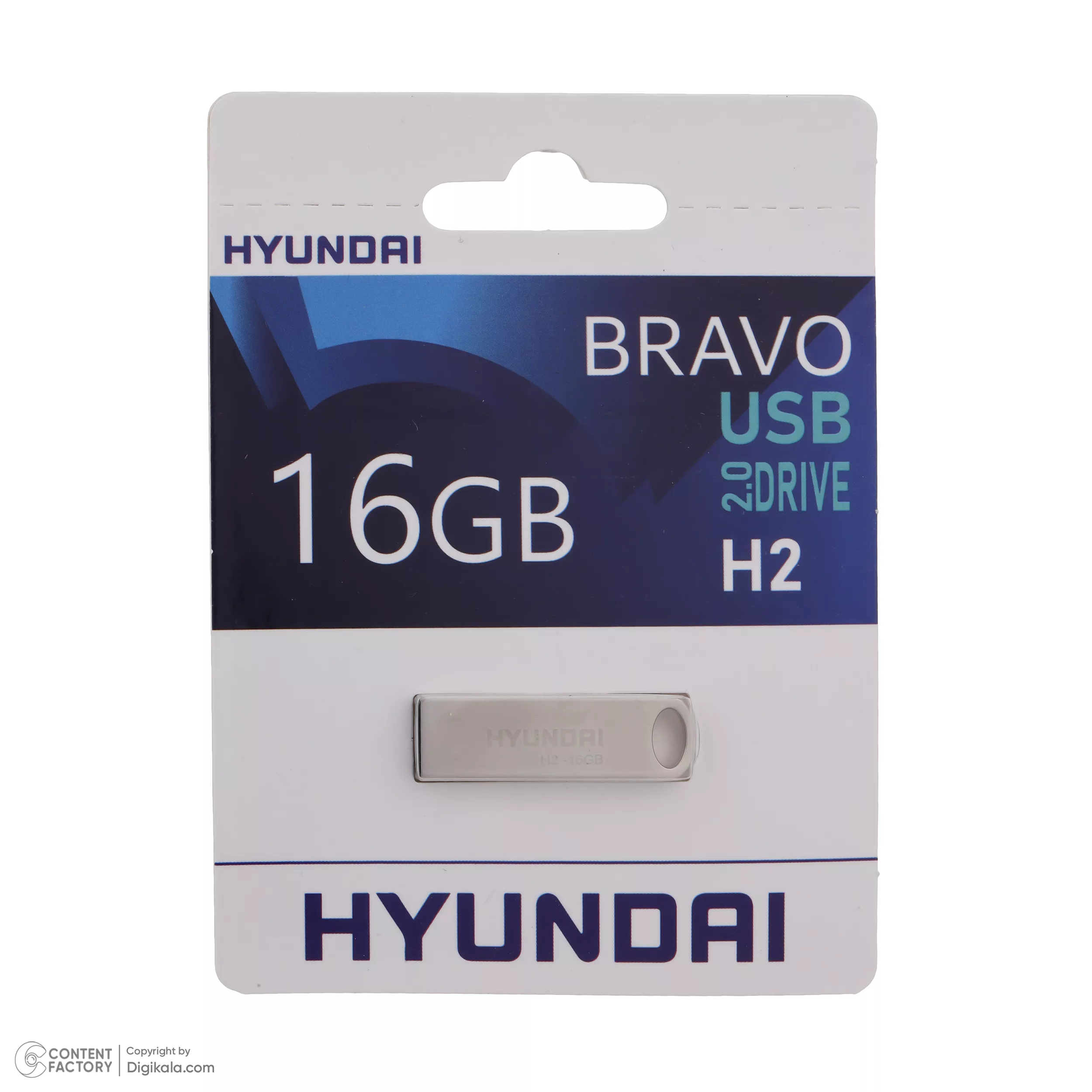 فلش مموری هیوندای مدل H2 USB2.0 ظرفیت 16 گیگابایت