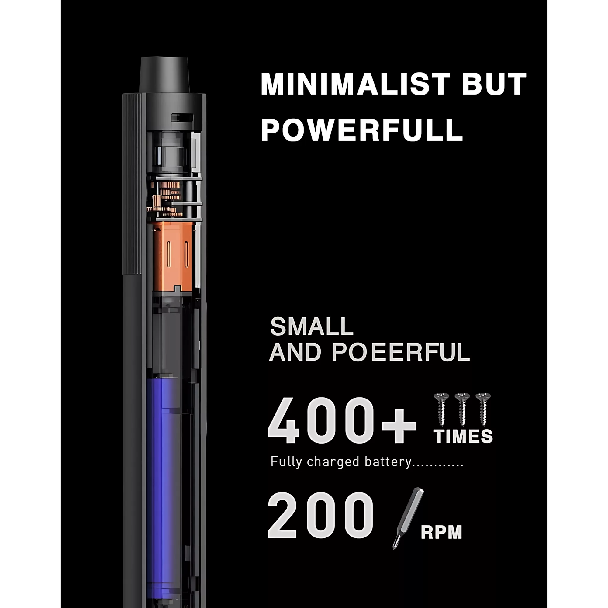 پیچ گوشتی شارژی شیائومی مدل ScrewDriver بسته 24 عددی