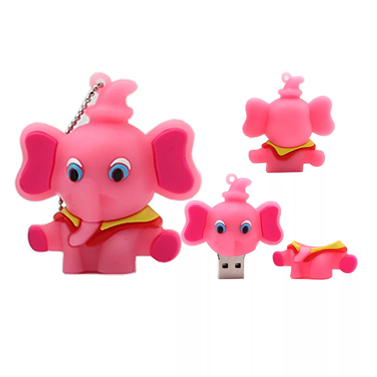 فلش مموری طرح فیل دامبو مدل Ul-Dambo ظرفیت 128 گیگابایت