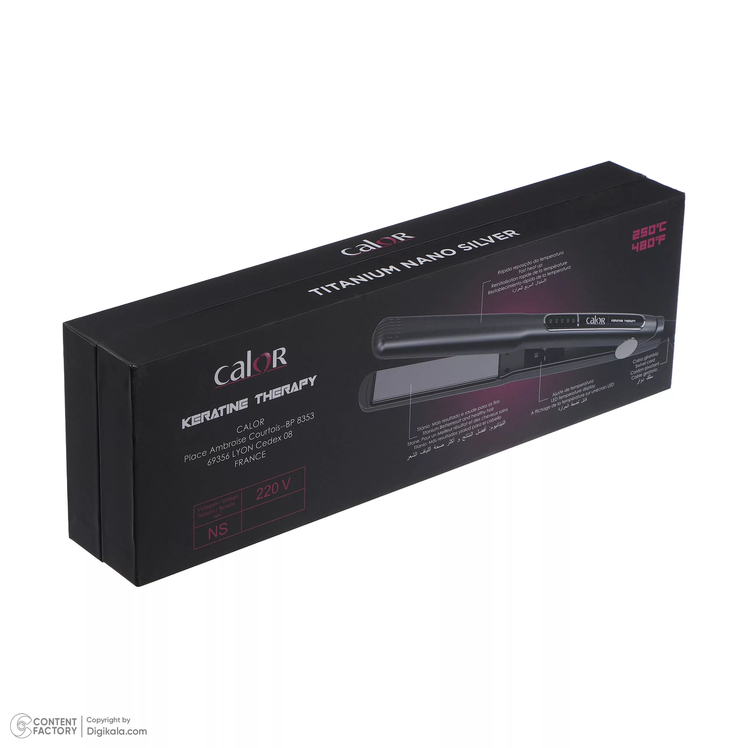 اتو و حالت دهنده ی مو کالور مدل 480