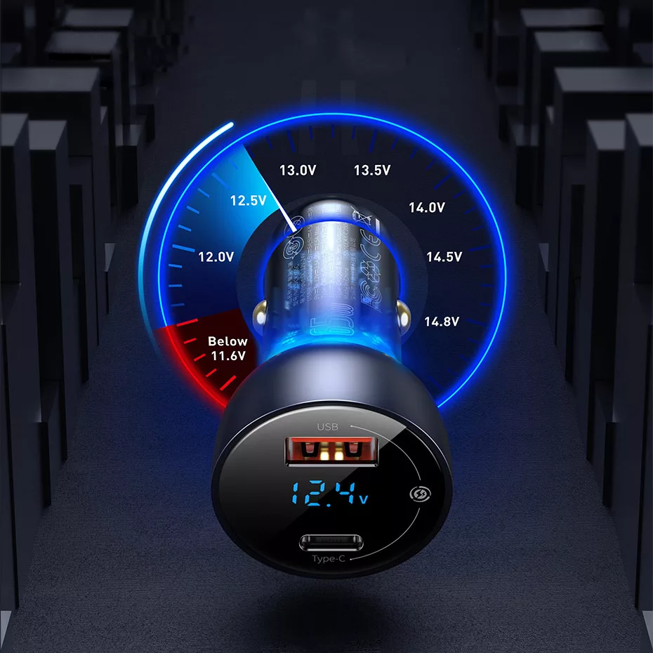 شارژر فندکی 65 وات باسئوس مدل CCKX-C0A