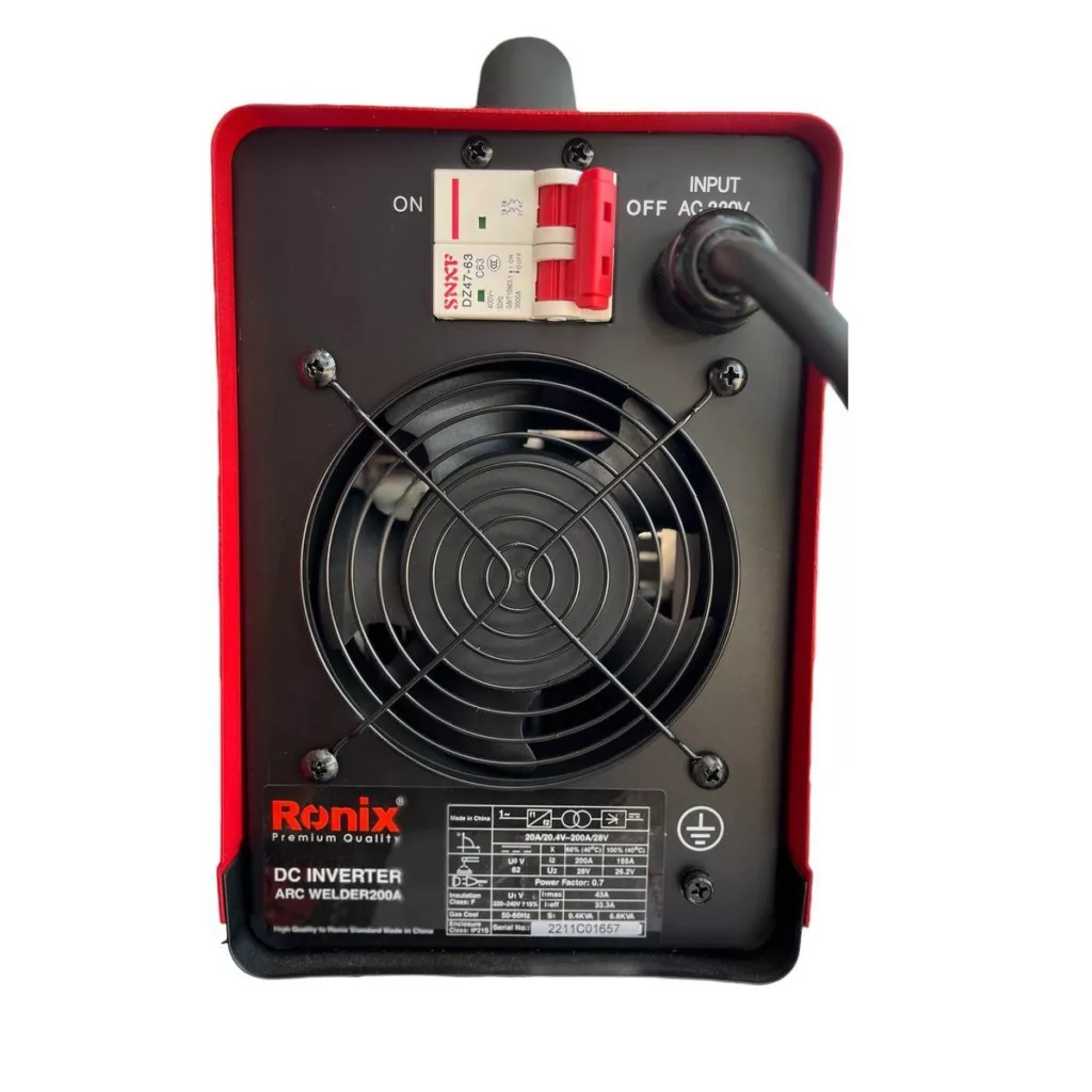 اینورتر جوشکاری 200 آمپر رونیکس مدل RH-4600