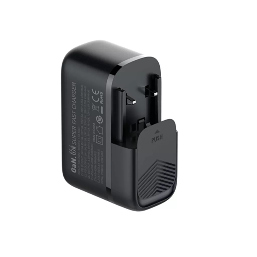 شارژر دیواری 65 وات الدینیو مدل Q366