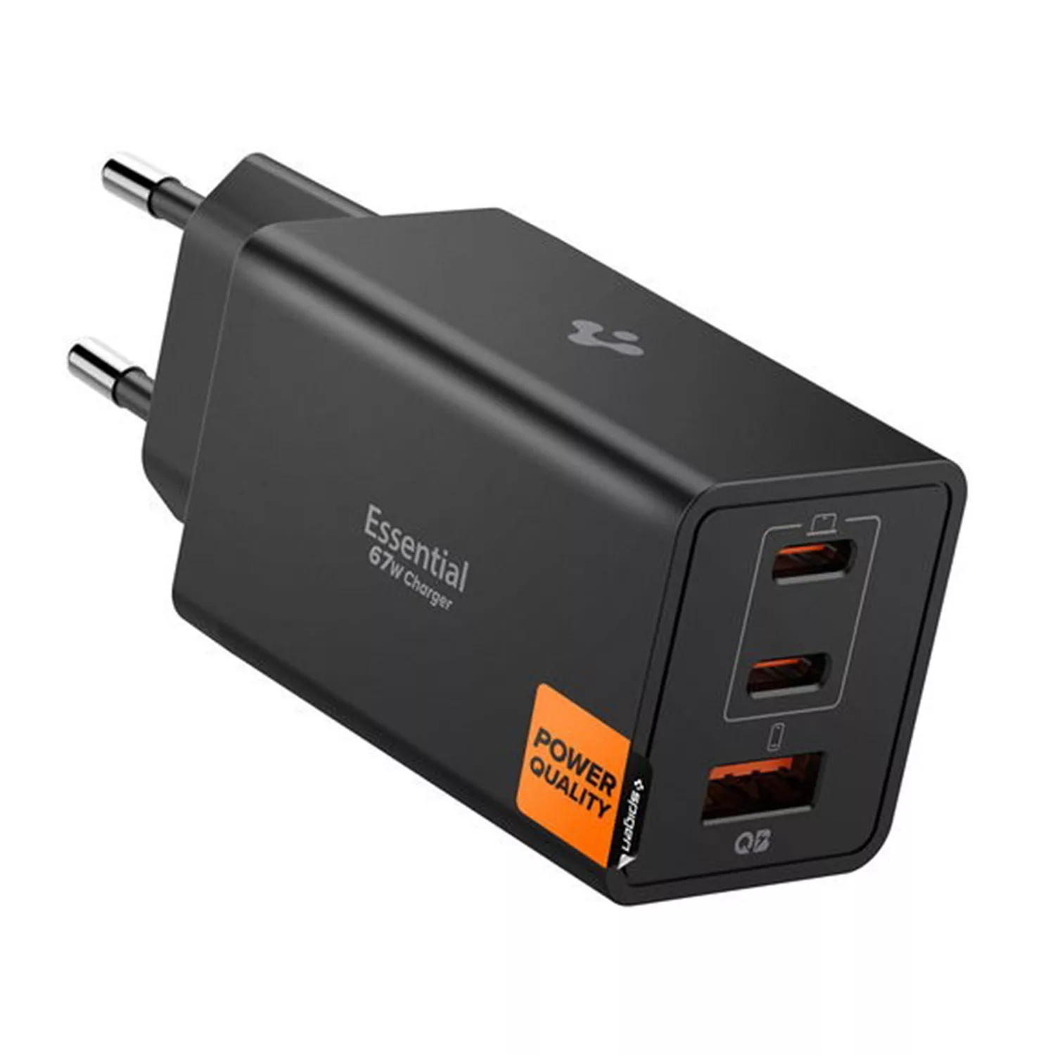 شارژر دیواری 67 وات سه پورت اسپیگن مدل EE673EU شارژر دیواری 67 وات سه پورت اسپیگن مدل EE673EU