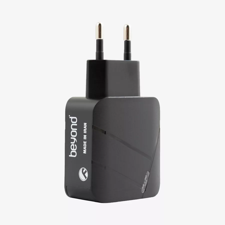 شارژر دیواری 20 وات 2 پورت بیاند مدل BA-257