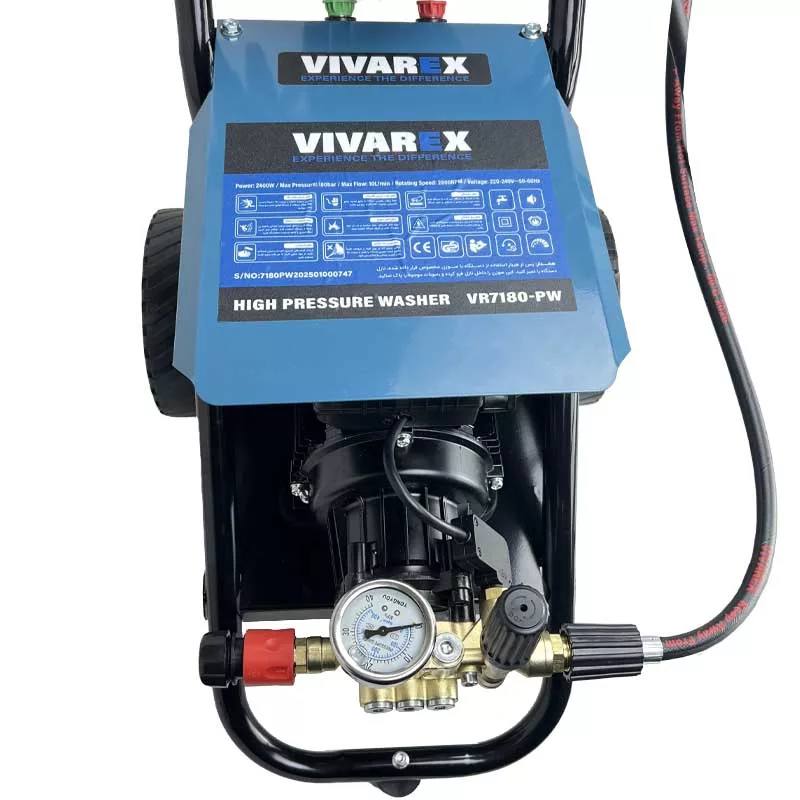 کارواش دینامی 180 بار 2400 وات ویوارکس مدل VR7180-PW