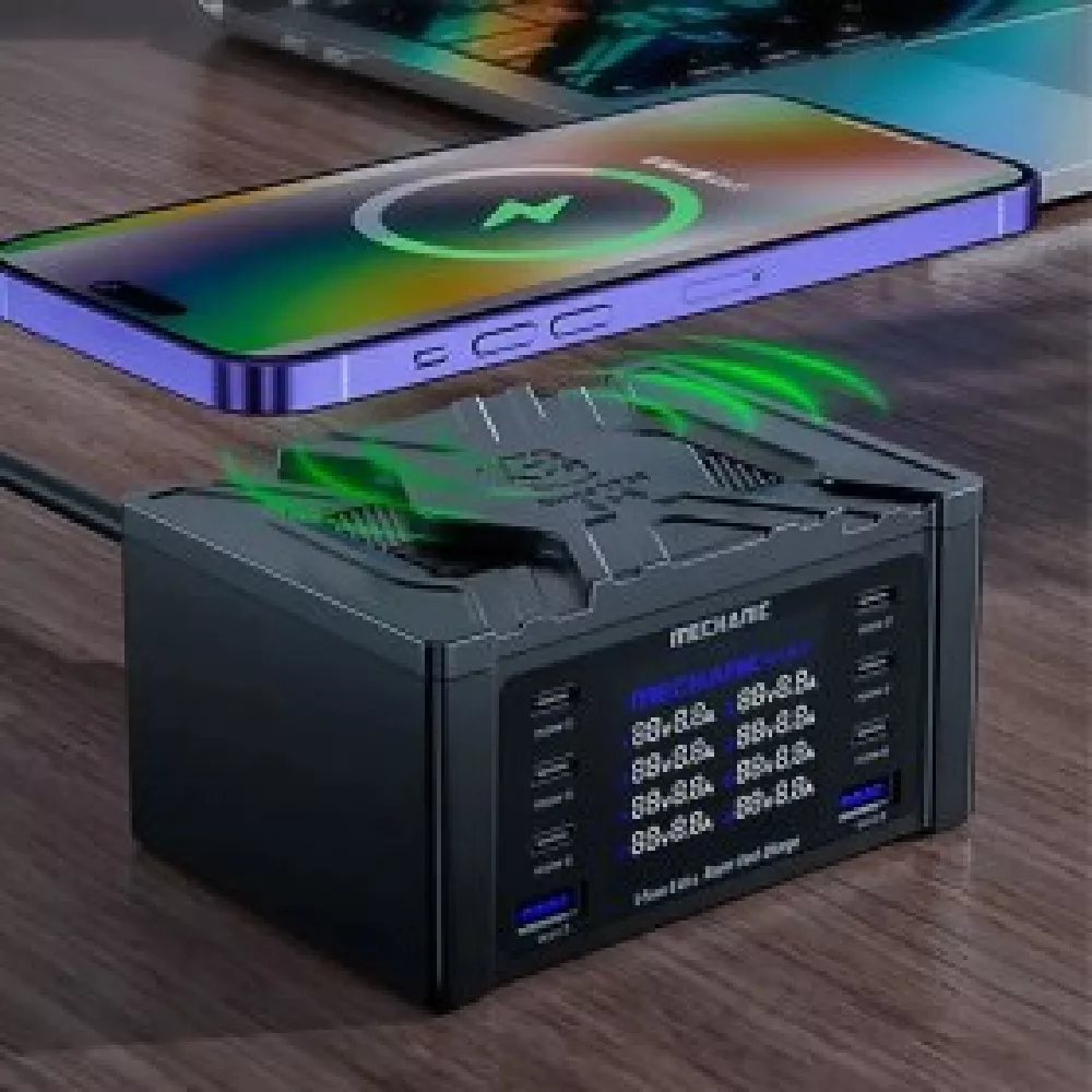 شارژر رومیزی مکانیک مدل v-power 8 max