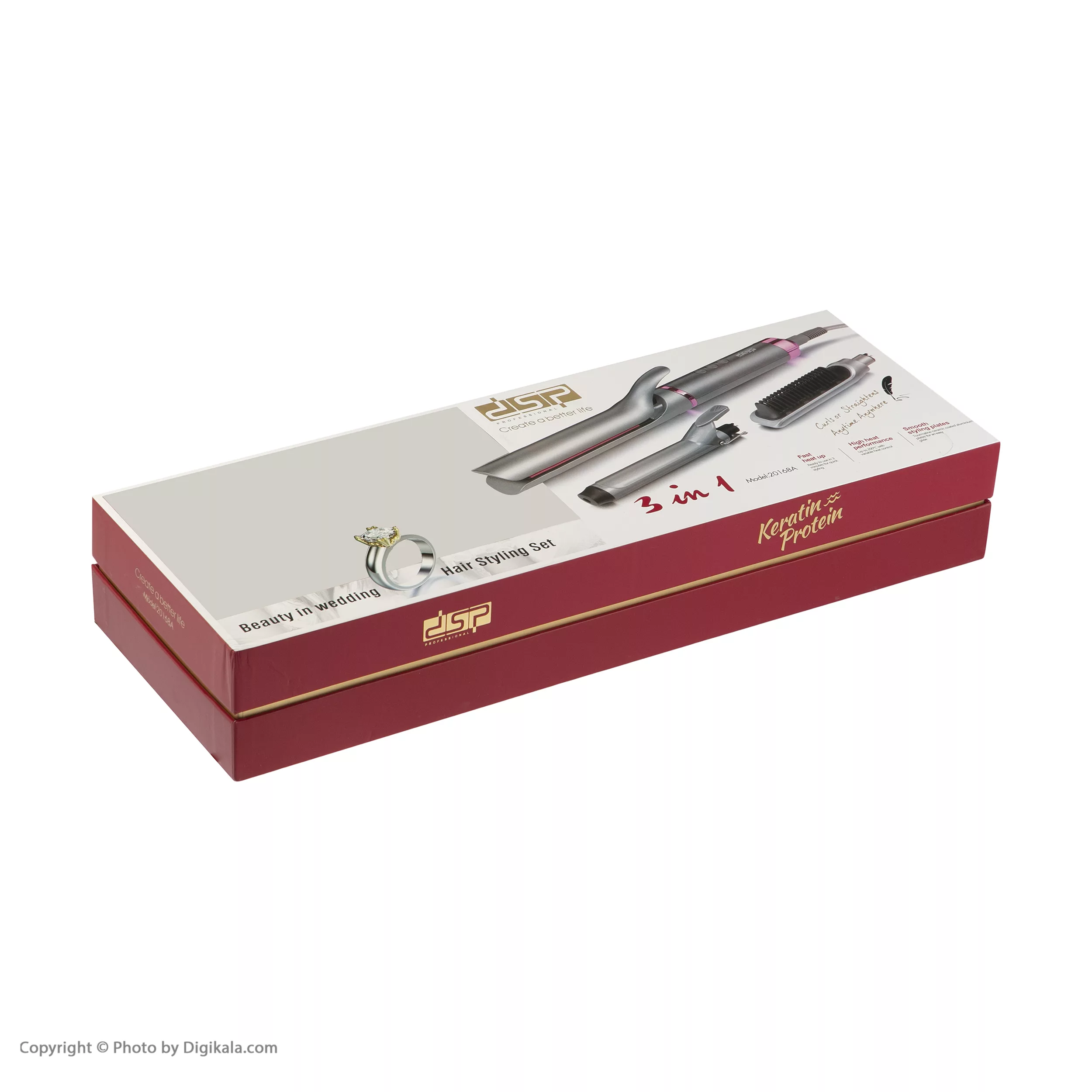 اتو و حالت دهنده ی مو دی اس پی مدل 20168A