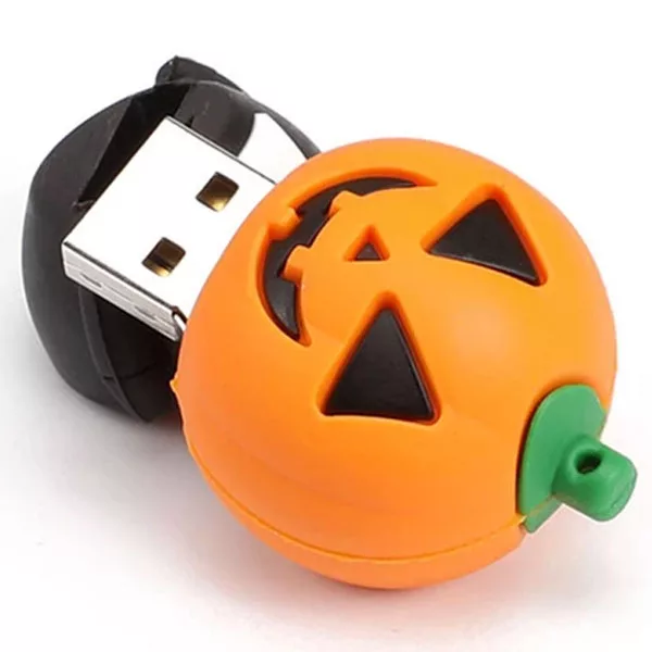 فلش مموری کینگ فست مدل Pumpkin Halloween HA-12 ظرفیت 32 گیگابایت