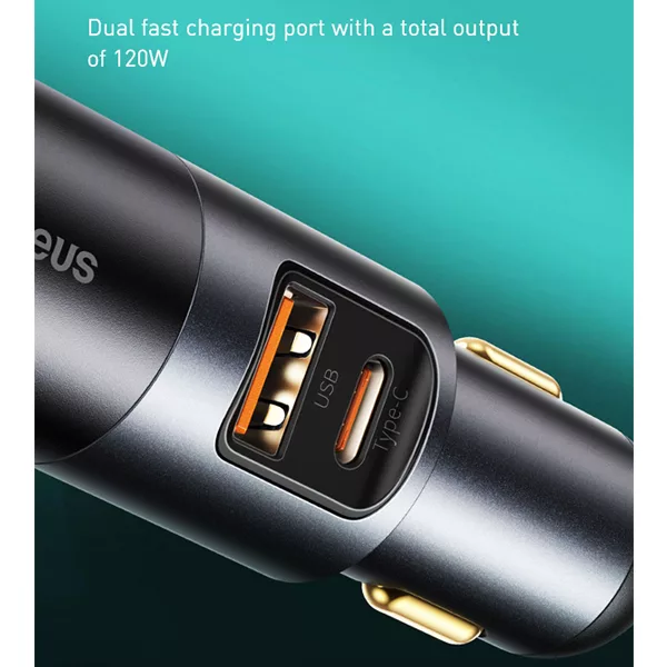 شارژر فندکی باسئوس مدل Share Together