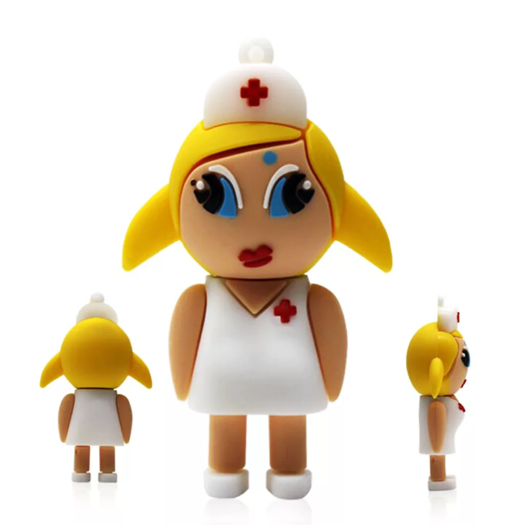 فلش مموری طرح دختر پرستار مدل UL-Nurse ظرفیت 64 گیگابایت
