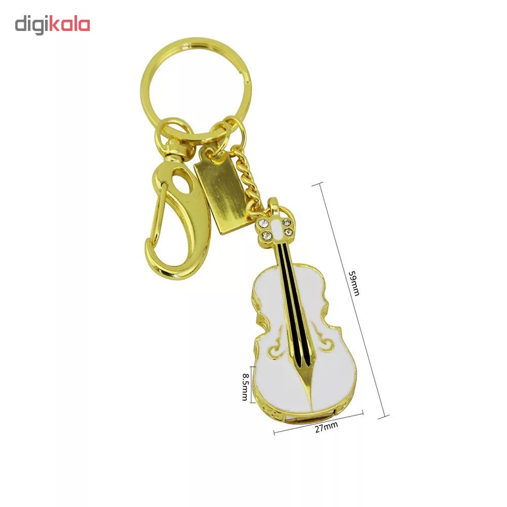 فلش مموری طرح ویولن مدل Perlit-UJ-045 ظرفیت 16 گیگابایت